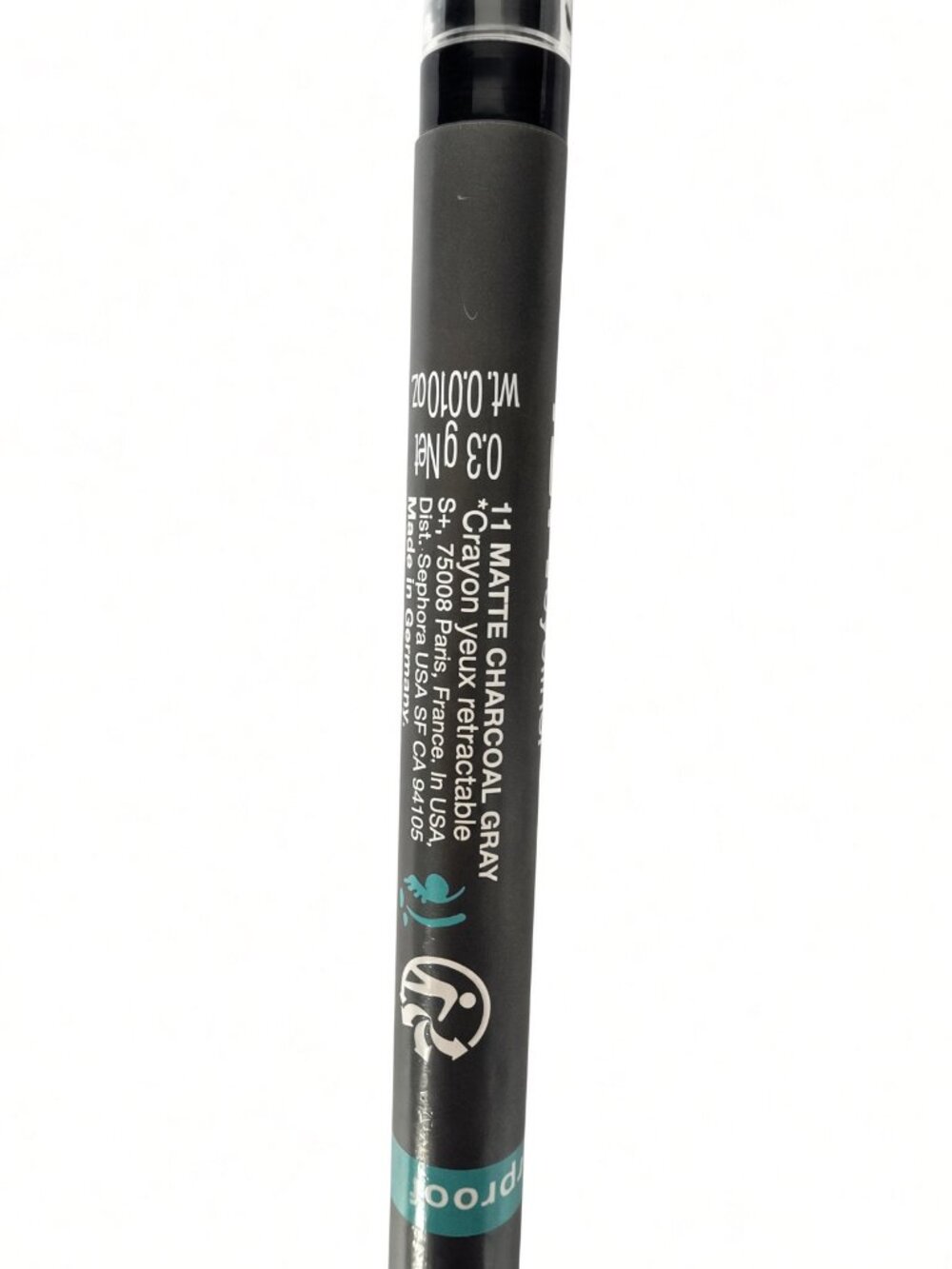 Sephora 12HR Retractable Eyeliner 11 Matte Charcoal Gray New 0.3oz